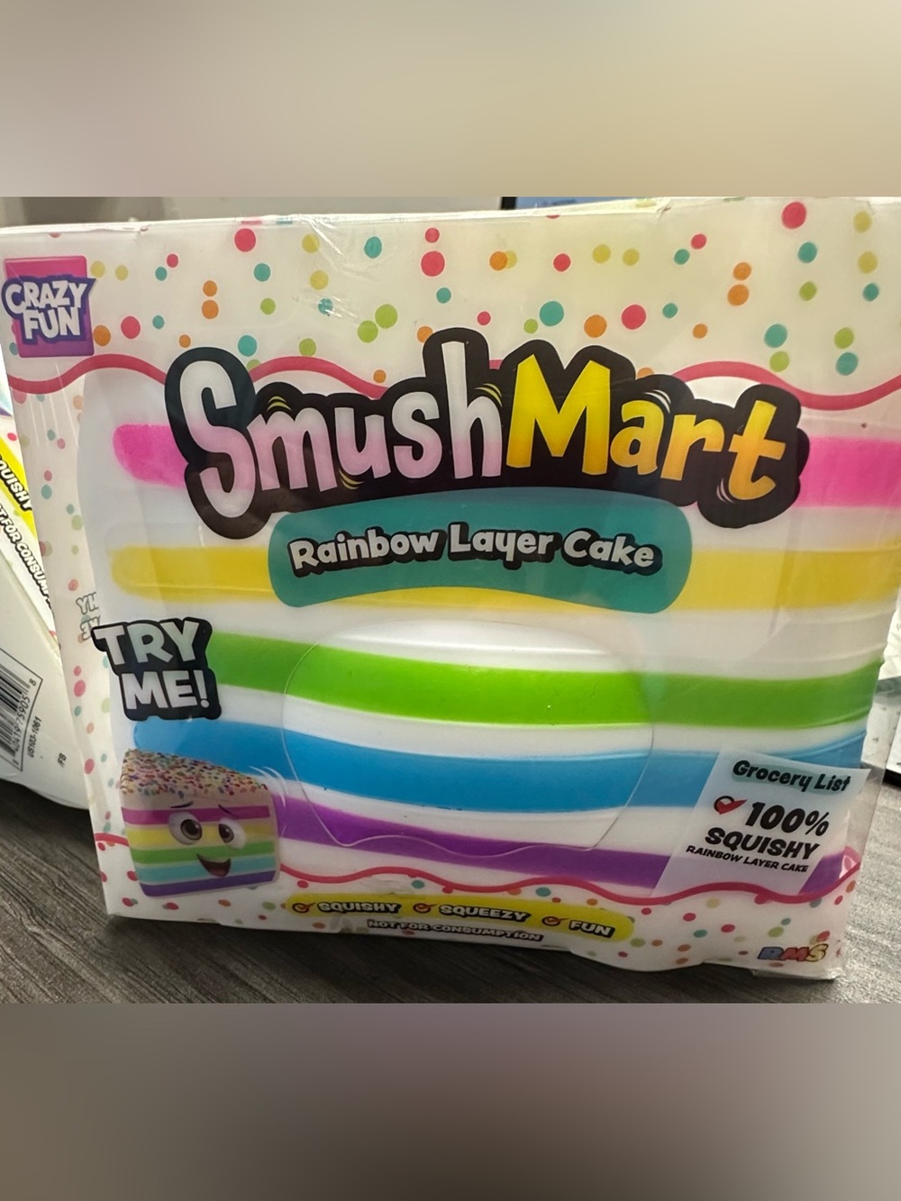 RMS (Crazy Fun) Smush Mart Cake squishy NWT Rare